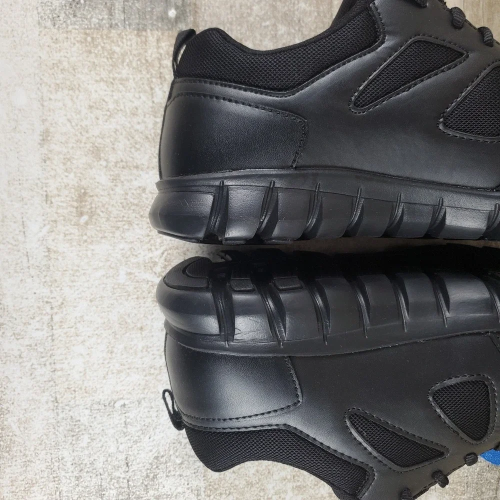 Reebok Sublite Cushion Tactical‎ Mens Shoes Sz 8.5 Black Lightweight Alloy Toe